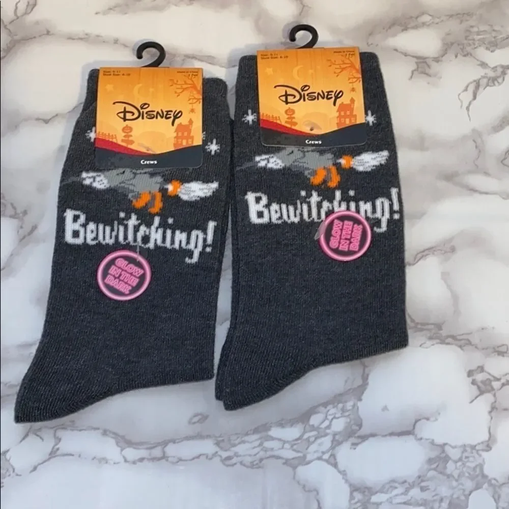 NWT Disney Bewitching Flying Mickey 2 Pairs Bundle